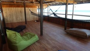 Hangout area at third level with seaview